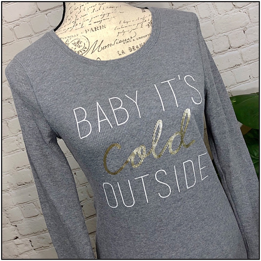 SOLD** Old Navy LS Thermal graphic tee